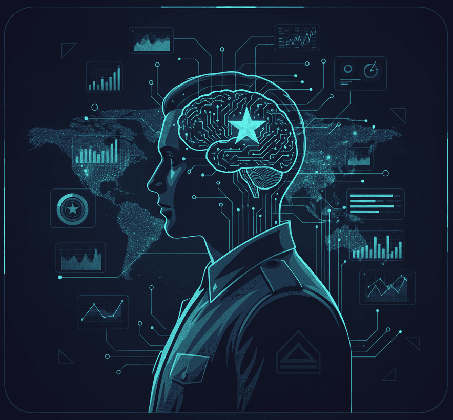 AI Ready Veteran - Military professional with AI-enhanced thinking and data analytics